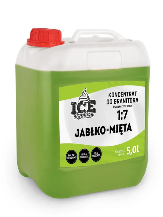 Сироп для слашу ЯБЛУКО-М'ЯТА 5л, концентрат 1:7