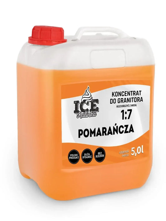 Сироп для слашу АПЕЛЬСИН 5л, концентрат 1:7