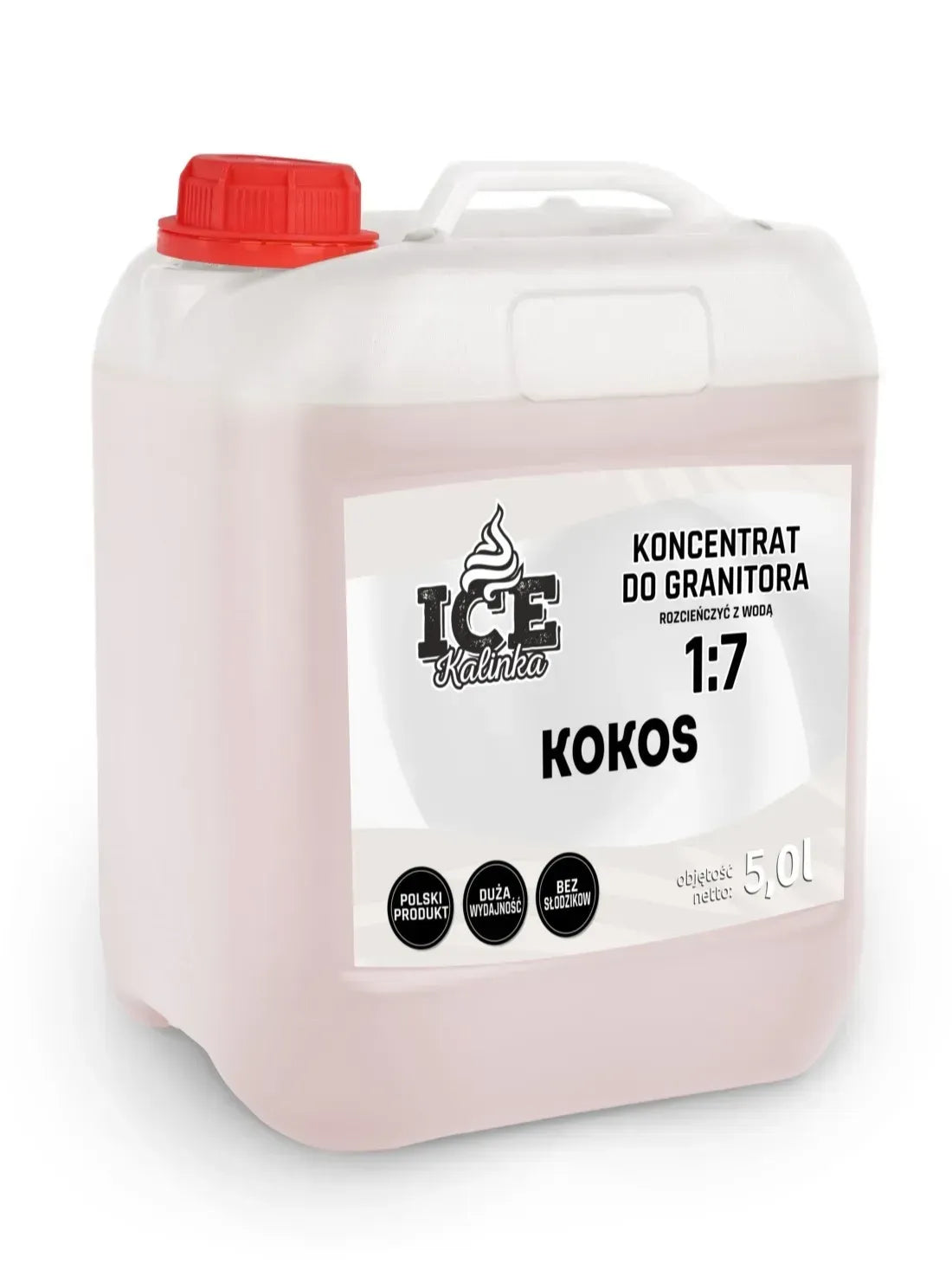 Сироп для слашу КОКОС 5л, концентрат 1:7